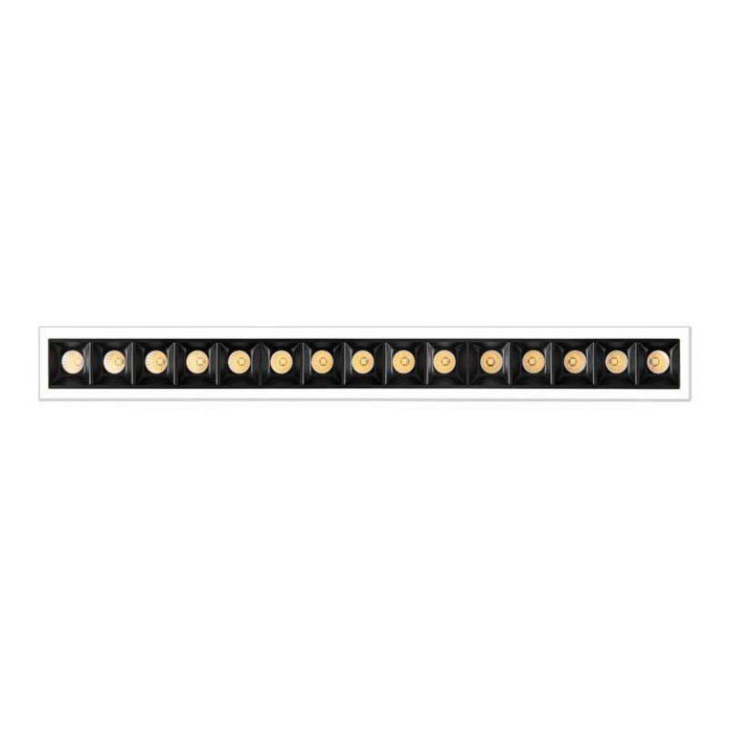 Beneito Faure Tram Incasso Lineare a 15 Luci LED Tuneable White