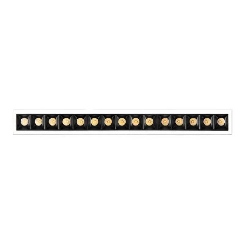 Beneito Faure Tram Incasso Lineare a 15 Luci LED Tuneable White