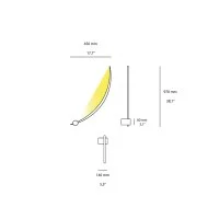 Cattaneo Heron Wall 95 Lampada da Parete Applique a LED Cattaneo Heron Wall 95 Lampada da Parete Applique a LED