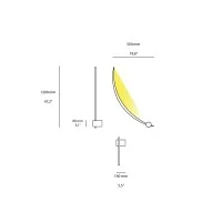Cattaneo Heron Wall 120 Lampada da Parete Applique a LED