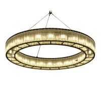 Santa & Cole Estadio 250 supports Pendant Big Glass Chandelier
