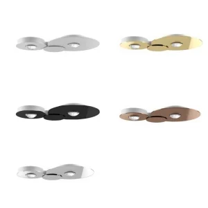 Lodes Bugia Double LED Ceiling Lamp Plafòn Dimmable