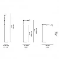 Artemide Tolomeo Terra Pure Integralis Lampada Sanificante a