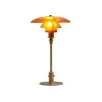 Louis Poulsen PH 2/1 Limited Edition Table Lamp in Blown Amber