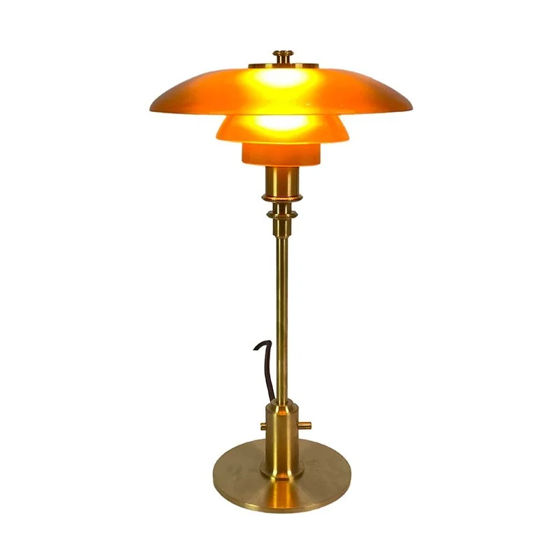 Louis Poulsen PH 3/2 Limited Edition Table Lamp in Amber Louis Poulsen PH 3/2 Limited Edition Table Lamp in Amber