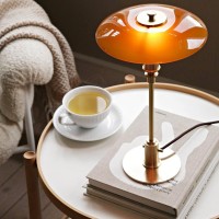 Louis Poulsen PH 3/2 Limited Edition Table Lamp in Amber