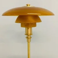 Louis Poulsen PH 2/1 Limited Edition Table Lamp in Blown Amber