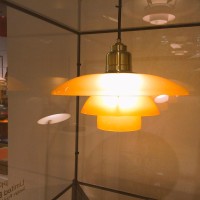 Louis Poulsen PH 3½-3 Limited Edition Suspension Lamp in Amber