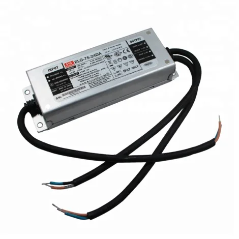Meanwell Power Supply ELG-75-24DA-3Y 75W 24V 3.15A IP67 DALI