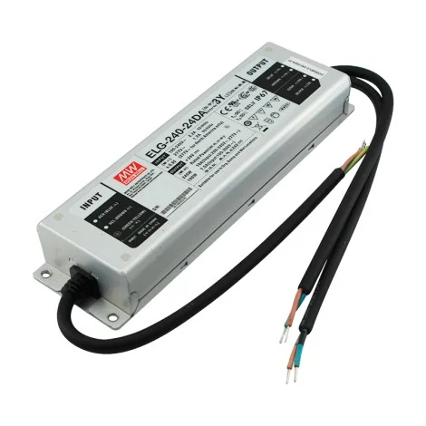 Meanwell Alimentatore ELG-240-24DA-3Y 240W 24V 10A IP67 DALI