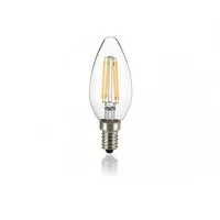 Ideal Lux Classic E14 LED Bulb 4W Olive 430lm 3000K Transparent Ideal Lux Classic E14 LED Bulb 4W Olive 430lm 3000K Transparent