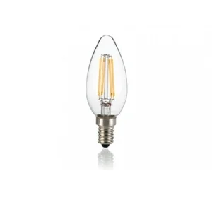 Ideal Lux Classic E14 LED Bulb 4W Olive 430lm 3000K Transparent