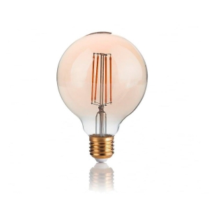 Ideal Lux Lampadina Ambrata Vintage E27 LED 4W Globo G95 300lm