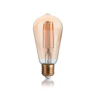 Ideal Lux Lampadina Ambrata Vintage E27 LED 4W Cono 300lm 2200K