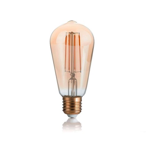 Ideal Lux Lampadina Ambrata Vintage E27 LED 4W Cono 300lm 2200K