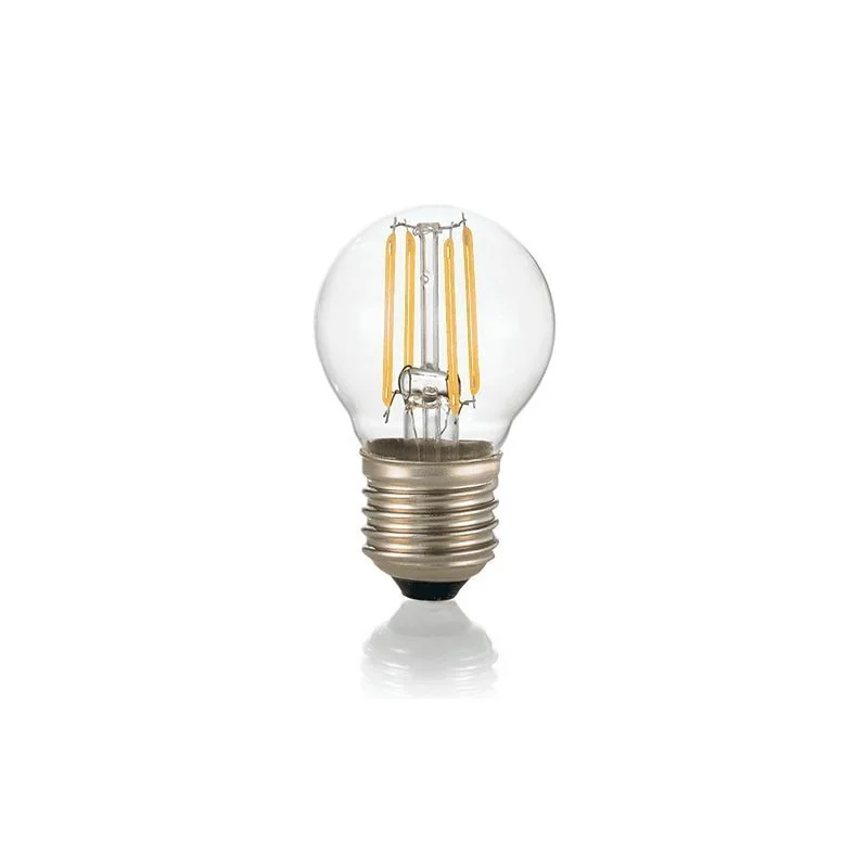 Ideal Lux Classic E27 LED Bulb 4W Small Globe Ball 400lm 3000K