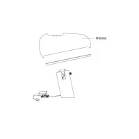 Flos Replacement Metal Reflector for Snoopy Lamp By Castiglioni