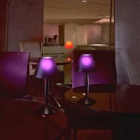 Flos Miss Sissi Lampada da Tavolo Viola By Philippe Starck