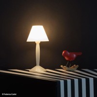 Flos Miss Sissi Lampada da Tavolo Bianco By Philippe Starck