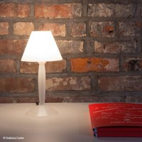 Flos Miss Sissi Lampada da Tavolo Bianco By Philippe Starck