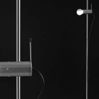 Oluce Agnoli 387 Lampada Da Terra Regolabile a LED da Interno