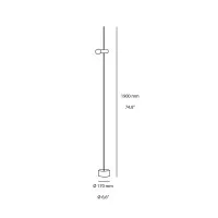 Oluce Agnoli 387 Adjustable LED Floor Lamp For Indoor By Tito