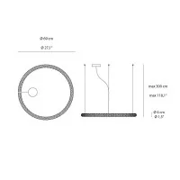 Rotaliana Squiggle H1 Circular LED Suspension Lamp for Indoor