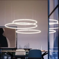 Rotaliana Squiggle H2 Circular LED Suspension Lamp for Indoor