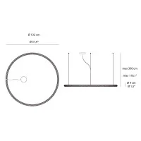 Rotaliana Squiggle H3 Lampada Circolare a LED da Sospensione
