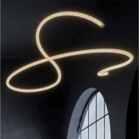 Rotaliana Squiggle H5 Lampada Tubolare a LED da Sospensione per Rotaliana Squiggle H5 Lampada Tubolare a LED da Sospensione per