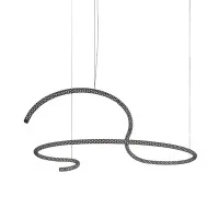 Rotaliana Squiggle H5 Tubular LED Suspension Lamp for Indoor By
