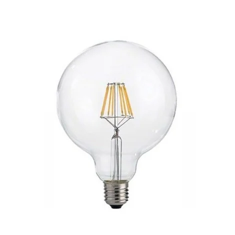 LED Bulb Globe Clear 8W - 75W E27 2700K 1000lm Filament chip