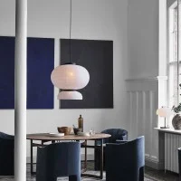 &Tradition Formakami Modular Suspension Lamp in Rice Paper By