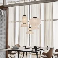 &Tradition Formakami Modular Suspension Lamp in Rice Paper By