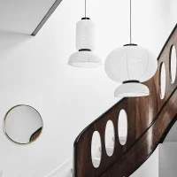 &Tradition Formakami Modular Suspension Lamp in Rice Paper By