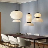 &Tradition Formakami Modular Suspension Lamp in Rice Paper By