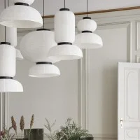 &Tradition Formakami Modular Suspension Lamp in Rice Paper By