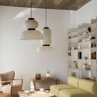 &Tradition Formakami Modular Suspension Lamp in Rice Paper By