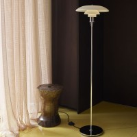 Louis Poulsen PH 3½-2½ Floor Lamp in Opal Glass By Poul