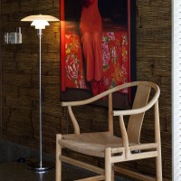 Louis Poulsen PH 3½-2½ Floor Lamp in Opal Glass By Poul