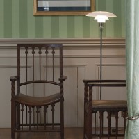 Louis Poulsen PH 3½-2½ Floor Lamp in Opal Glass By Poul