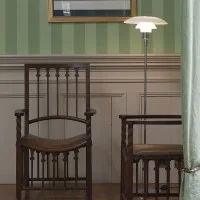 Louis Poulsen PH 3½-2½ Floor Lamp in Opal Glass By Poul