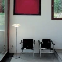 Louis Poulsen PH 3½-2½ Floor Lamp in Opal Glass By Poul