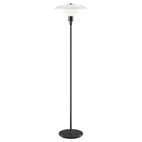 Louis Poulsen PH 3½-2½ Floor Lamp in Opal Glass By Poul