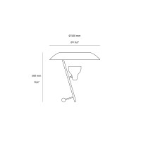 Astep Modello 548 Lampada da Tavolo a LED Dimmerabile da