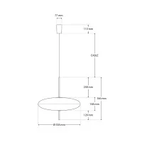 Astep Modello 2065 Lampada da Sospensione a LED Dimmerabile da
