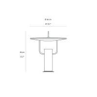 Martinelli Luce TX1 Luxury Lampada da Tavolo a LED Dimmerabile