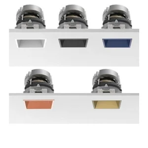 Flos Easy Kap 80 LED Orientabile Quadrato Faretto Incasso