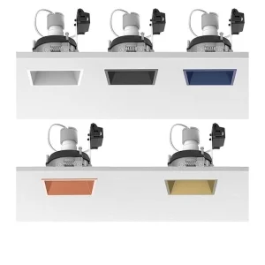 Flos Easy Kap 80 Adjustable Square GU10 LED Recessed Ceiling