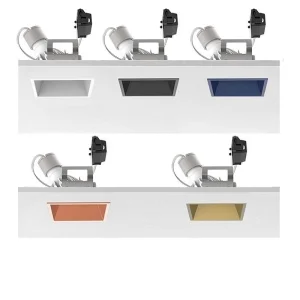 Flos Easy Kap 80 Wall Washer Quadrato GU10 LED Faretto Incasso